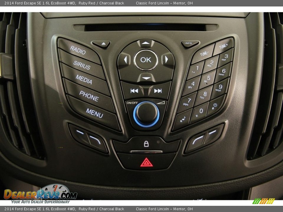 2014 Ford Escape SE 1.6L EcoBoost 4WD Ruby Red / Charcoal Black Photo #12