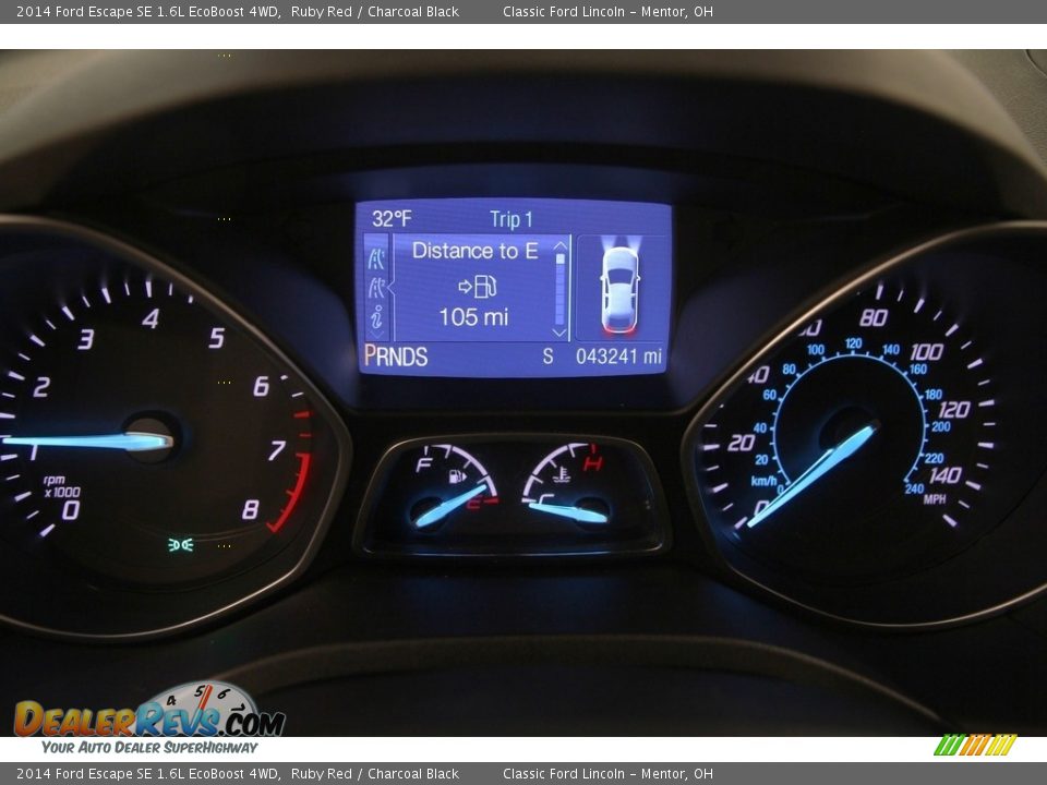 2014 Ford Escape SE 1.6L EcoBoost 4WD Ruby Red / Charcoal Black Photo #13