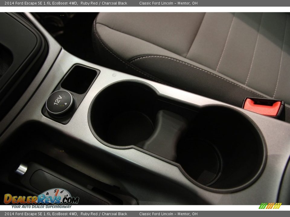 2014 Ford Escape SE 1.6L EcoBoost 4WD Ruby Red / Charcoal Black Photo #17