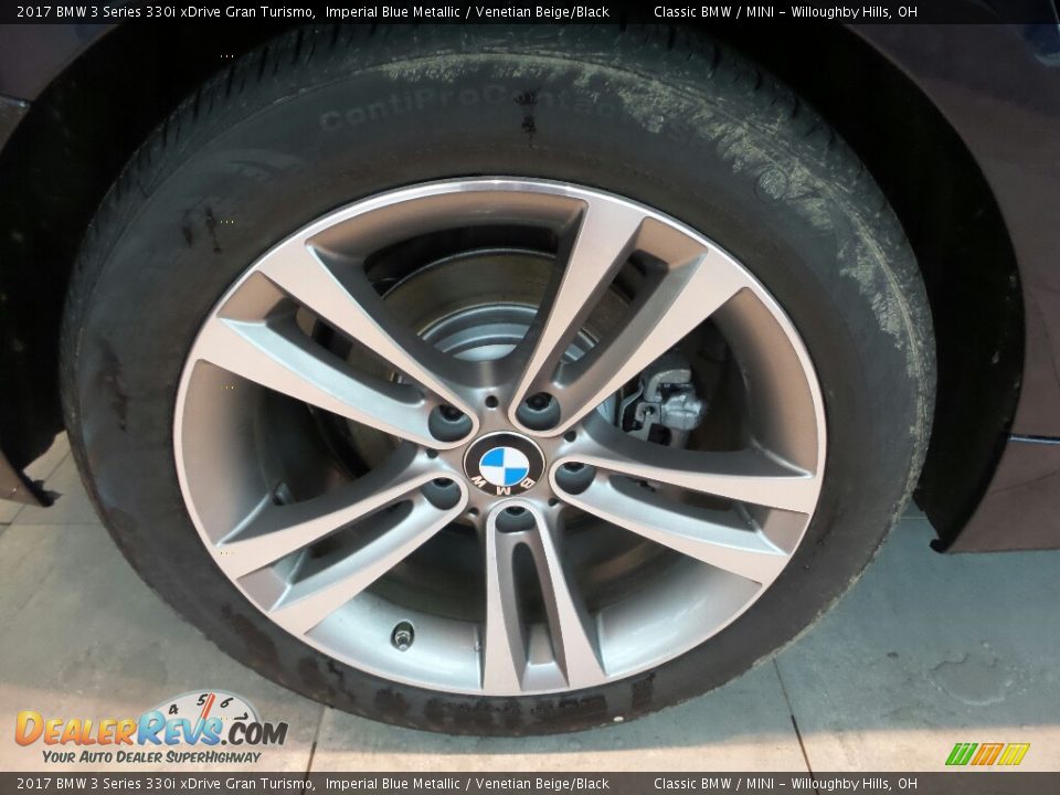 2017 BMW 3 Series 330i xDrive Gran Turismo Imperial Blue Metallic / Venetian Beige/Black Photo #4