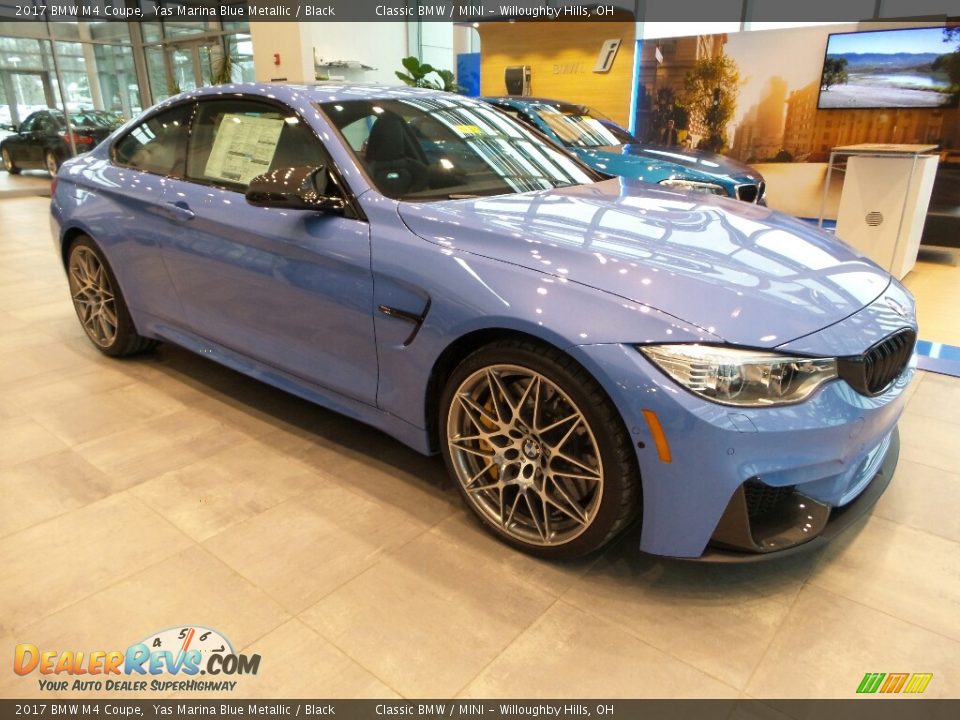 2017 BMW M4 Coupe Yas Marina Blue Metallic / Black Photo #1