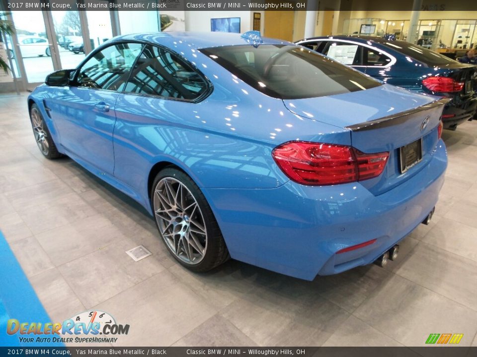 2017 BMW M4 Coupe Yas Marina Blue Metallic / Black Photo #2