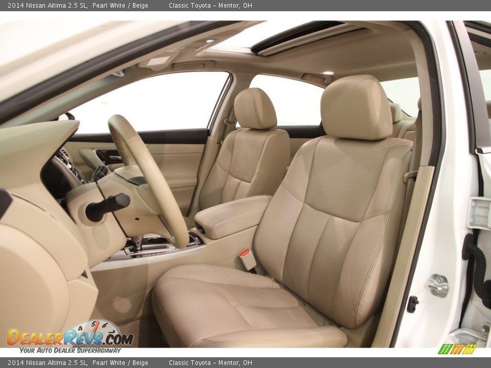 Beige Interior - 2014 Nissan Altima 2.5 SL Photo #6