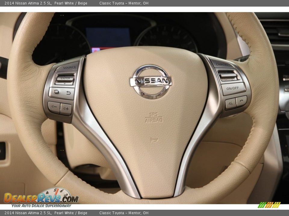 2014 Nissan Altima 2.5 SL Steering Wheel Photo #7