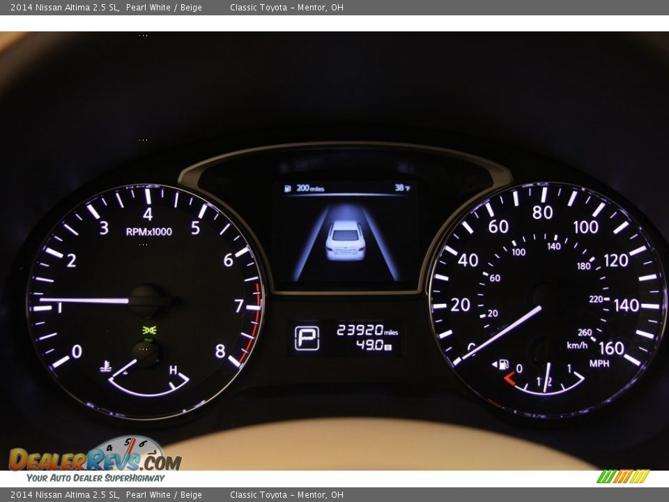 2014 Nissan Altima 2.5 SL Gauges Photo #8