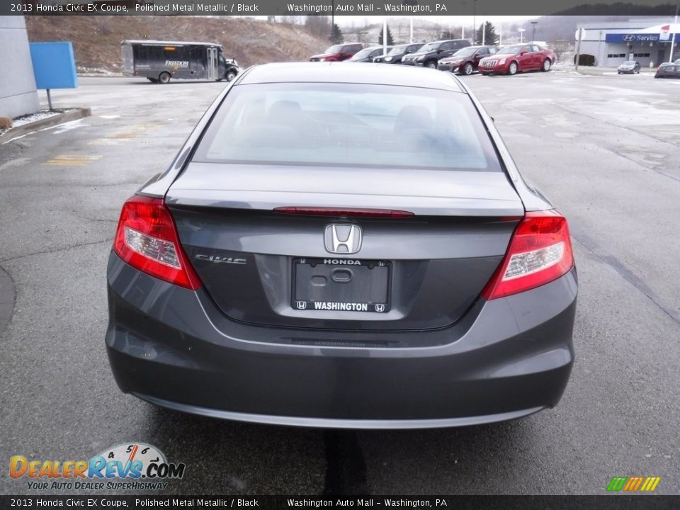 2013 Honda Civic EX Coupe Polished Metal Metallic / Black Photo #8