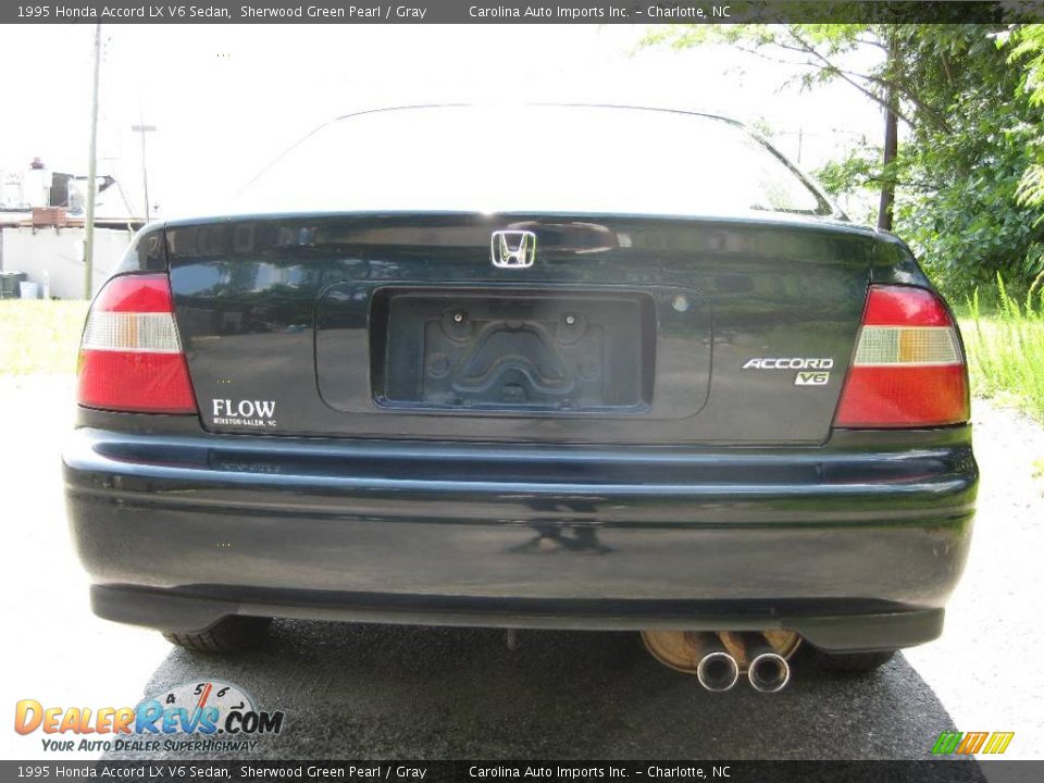 1995 Honda Accord LX V6 Sedan Sherwood Green Pearl / Gray Photo #7