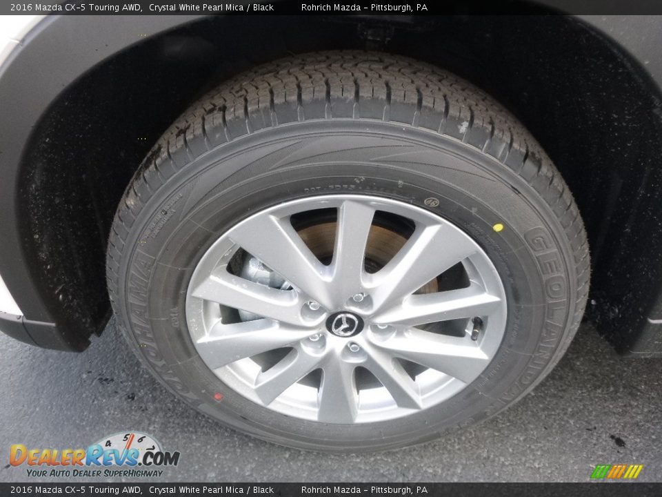 2016 Mazda CX-5 Touring AWD Crystal White Pearl Mica / Black Photo #5