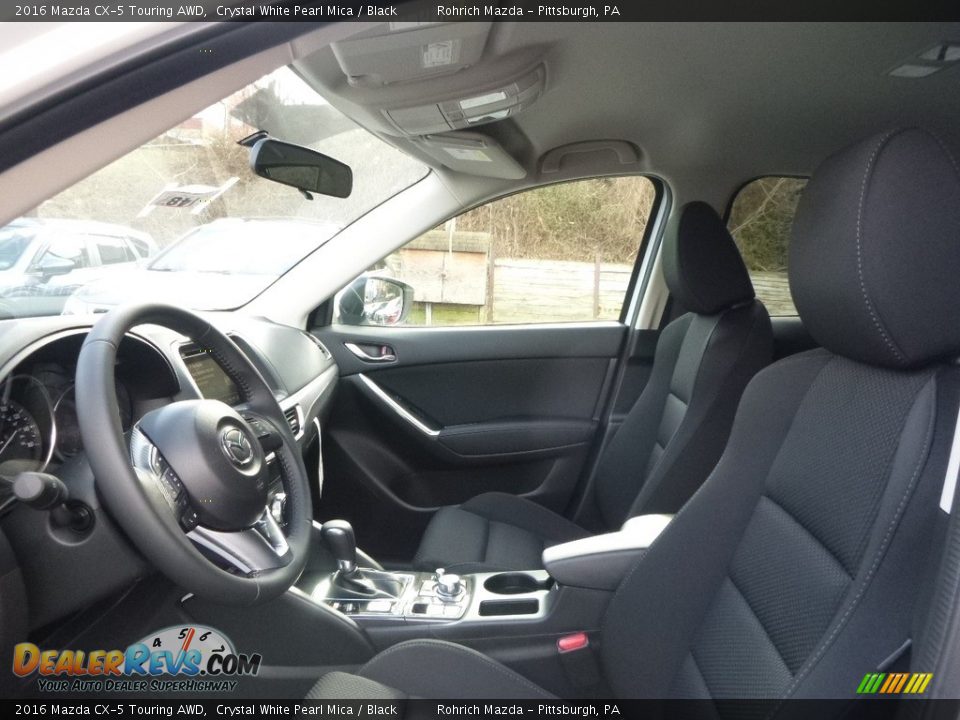 2016 Mazda CX-5 Touring AWD Crystal White Pearl Mica / Black Photo #7