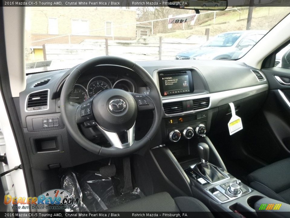 2016 Mazda CX-5 Touring AWD Crystal White Pearl Mica / Black Photo #9
