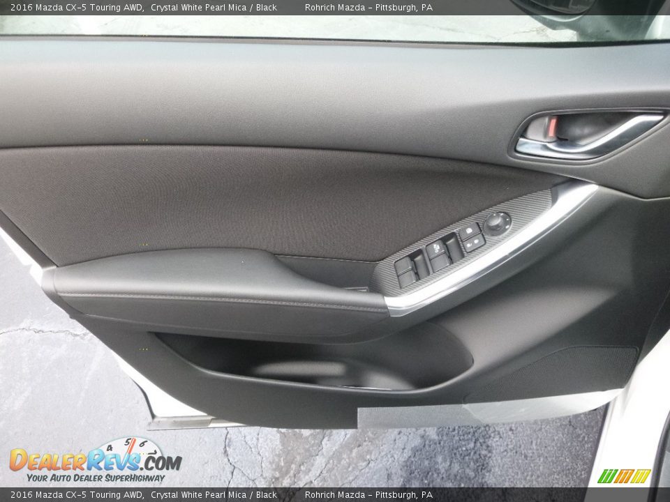2016 Mazda CX-5 Touring AWD Crystal White Pearl Mica / Black Photo #10