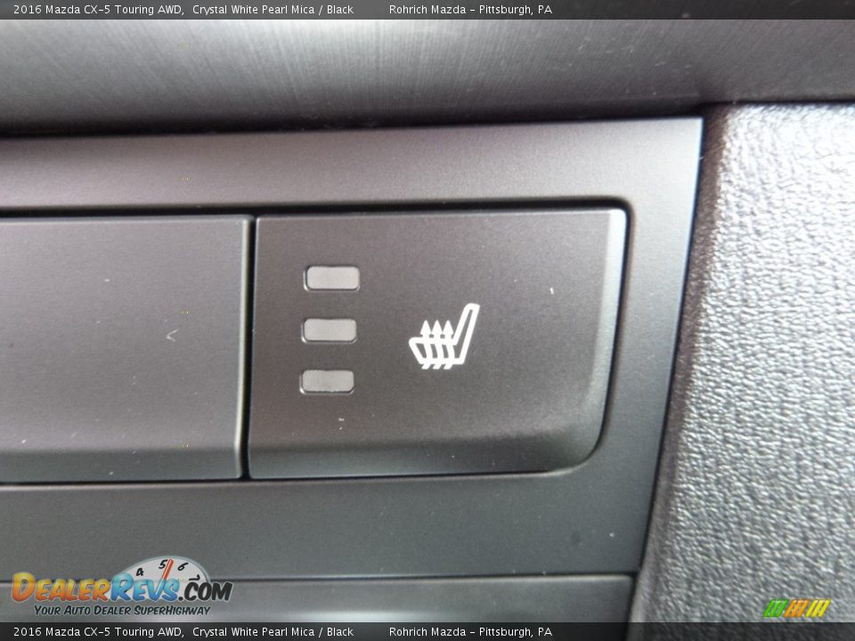 2016 Mazda CX-5 Touring AWD Crystal White Pearl Mica / Black Photo #16