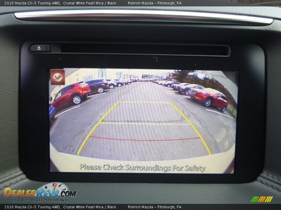 2016 Mazda CX-5 Touring AWD Crystal White Pearl Mica / Black Photo #17