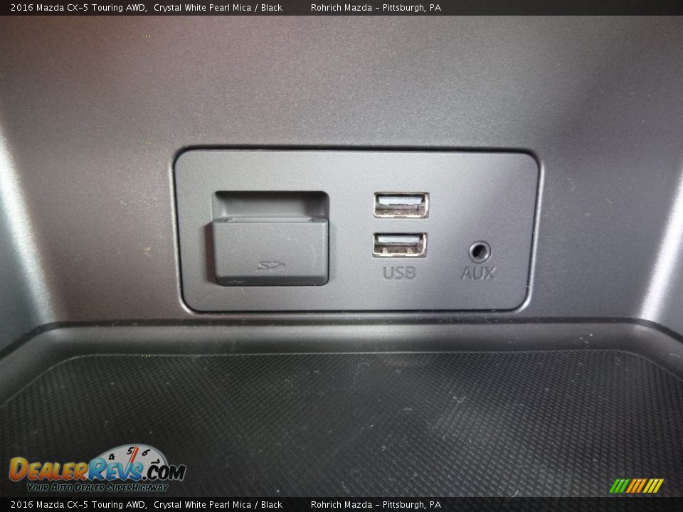 2016 Mazda CX-5 Touring AWD Crystal White Pearl Mica / Black Photo #18