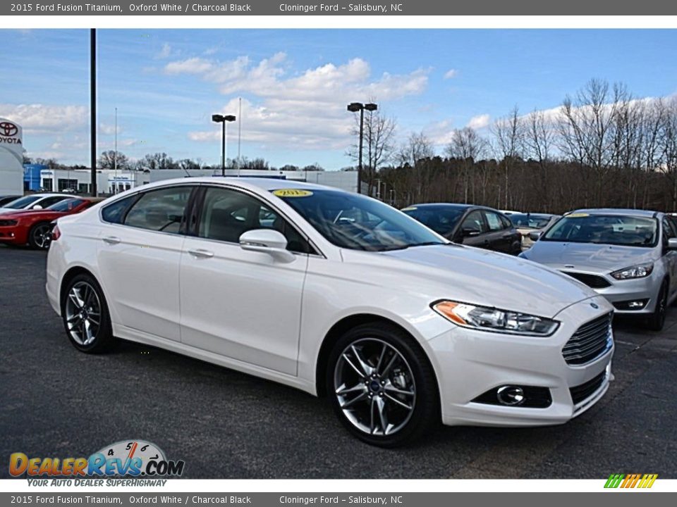 Front 3/4 View of 2015 Ford Fusion Titanium Photo #1