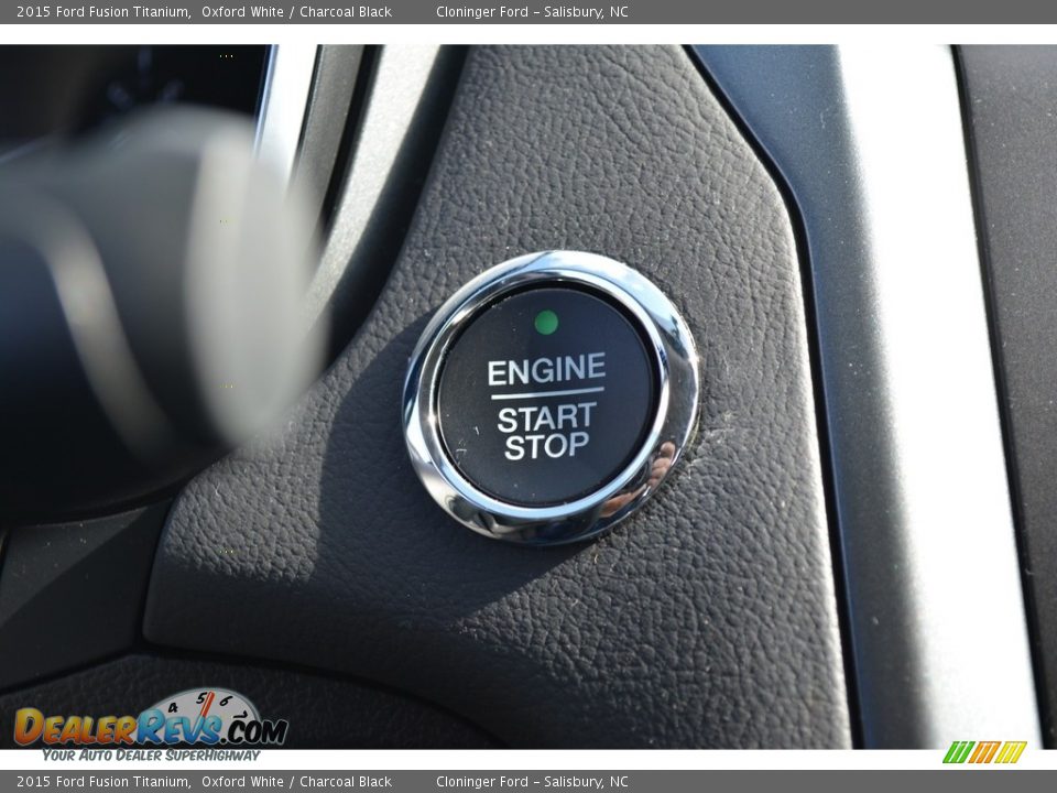 2015 Ford Fusion Titanium Oxford White / Charcoal Black Photo #27