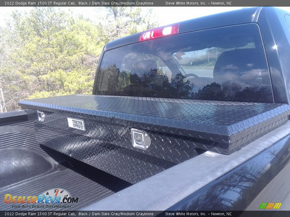 2012 Dodge Ram 1500 ST Regular Cab Black / Dark Slate Gray/Medium Graystone Photo #10