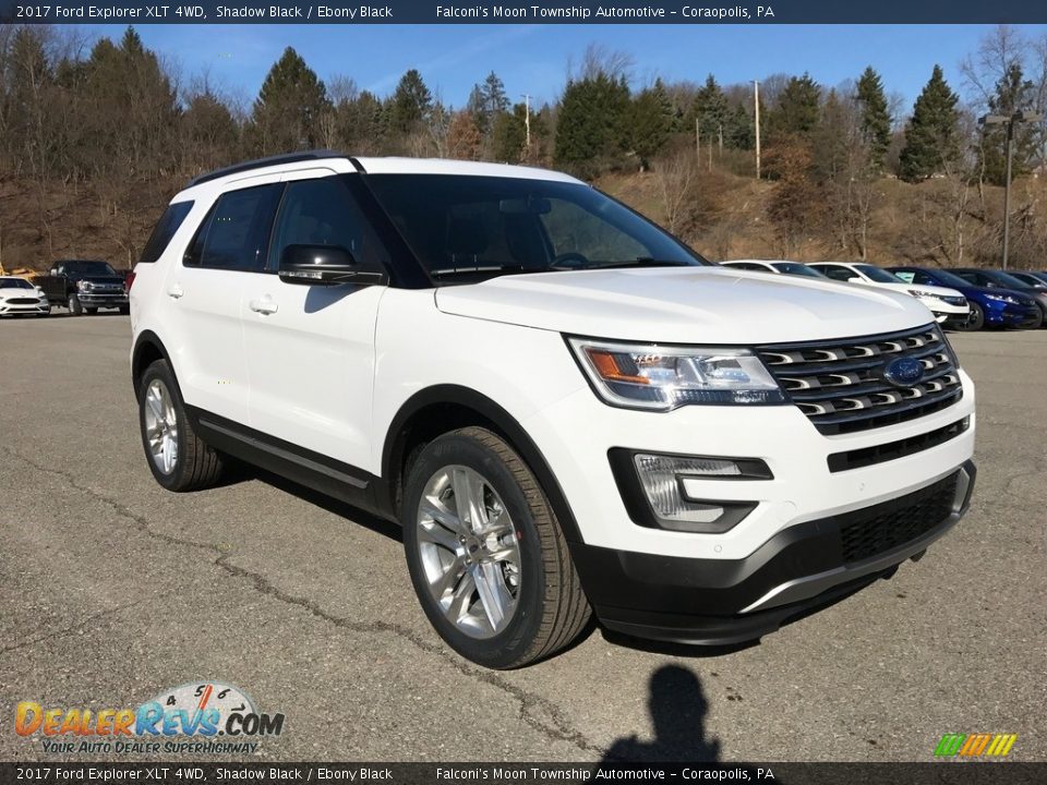 2017 Ford Explorer XLT 4WD Shadow Black / Ebony Black Photo #3