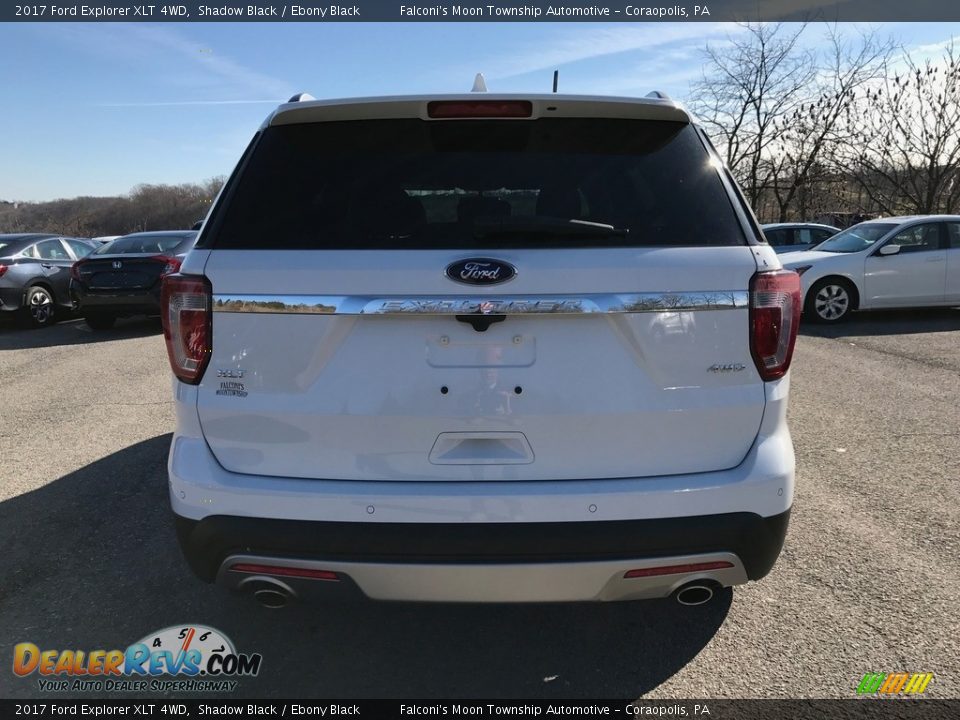 2017 Ford Explorer XLT 4WD Shadow Black / Ebony Black Photo #6