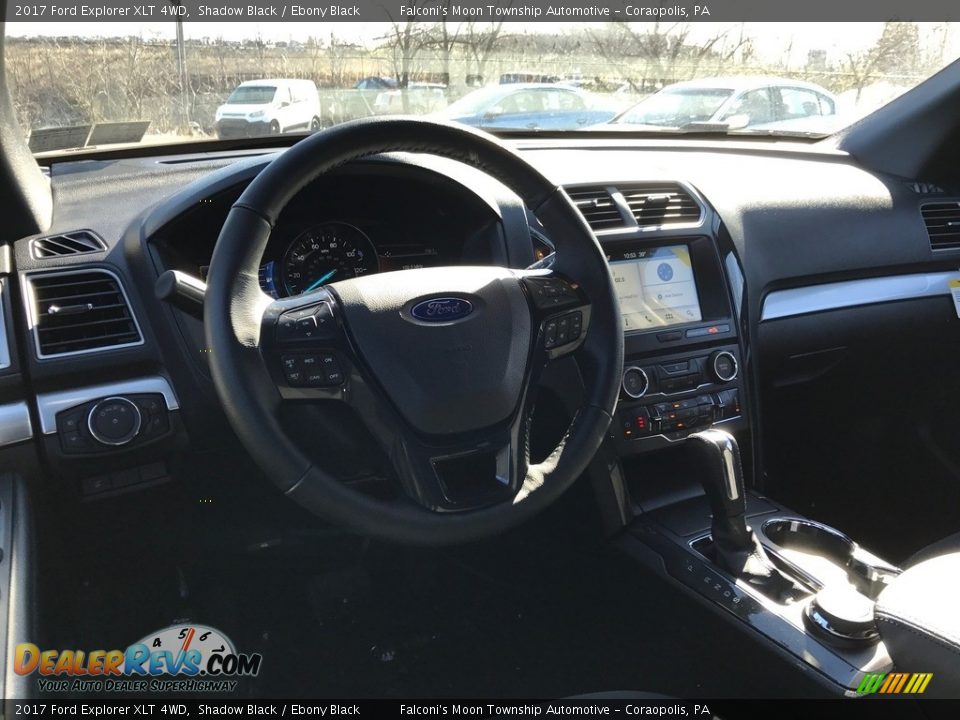 2017 Ford Explorer XLT 4WD Shadow Black / Ebony Black Photo #9