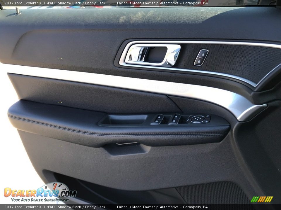 2017 Ford Explorer XLT 4WD Shadow Black / Ebony Black Photo #11