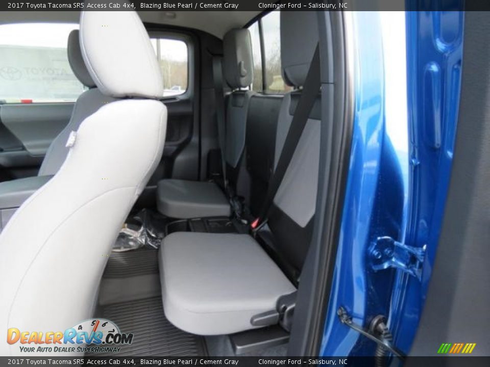 Rear Seat of 2017 Toyota Tacoma SR5 Access Cab 4x4 Photo #6