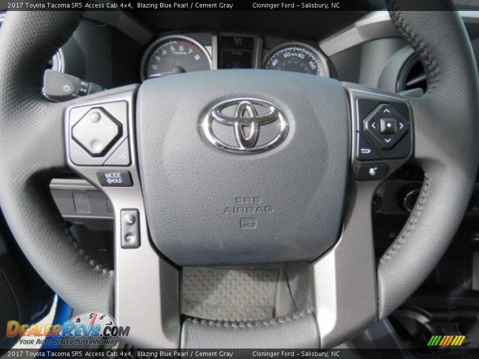 2017 Toyota Tacoma SR5 Access Cab 4x4 Steering Wheel Photo #12