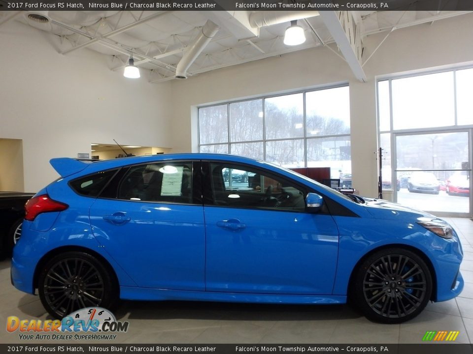 2017 Ford Focus RS Hatch Nitrous Blue / Charcoal Black Recaro Leather Photo #1