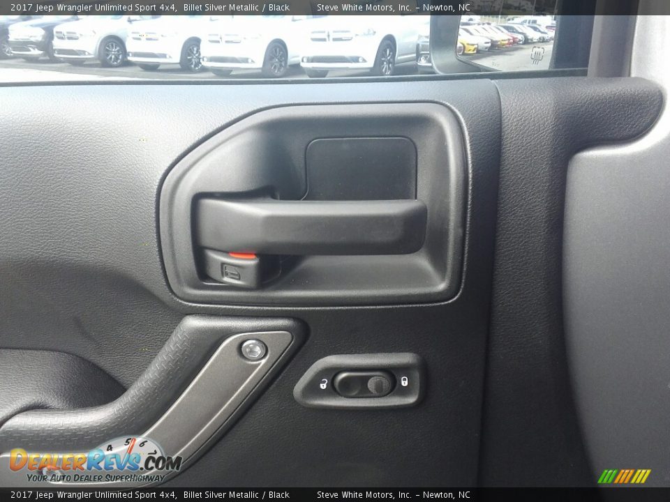 2017 Jeep Wrangler Unlimited Sport 4x4 Billet Silver Metallic / Black Photo #11