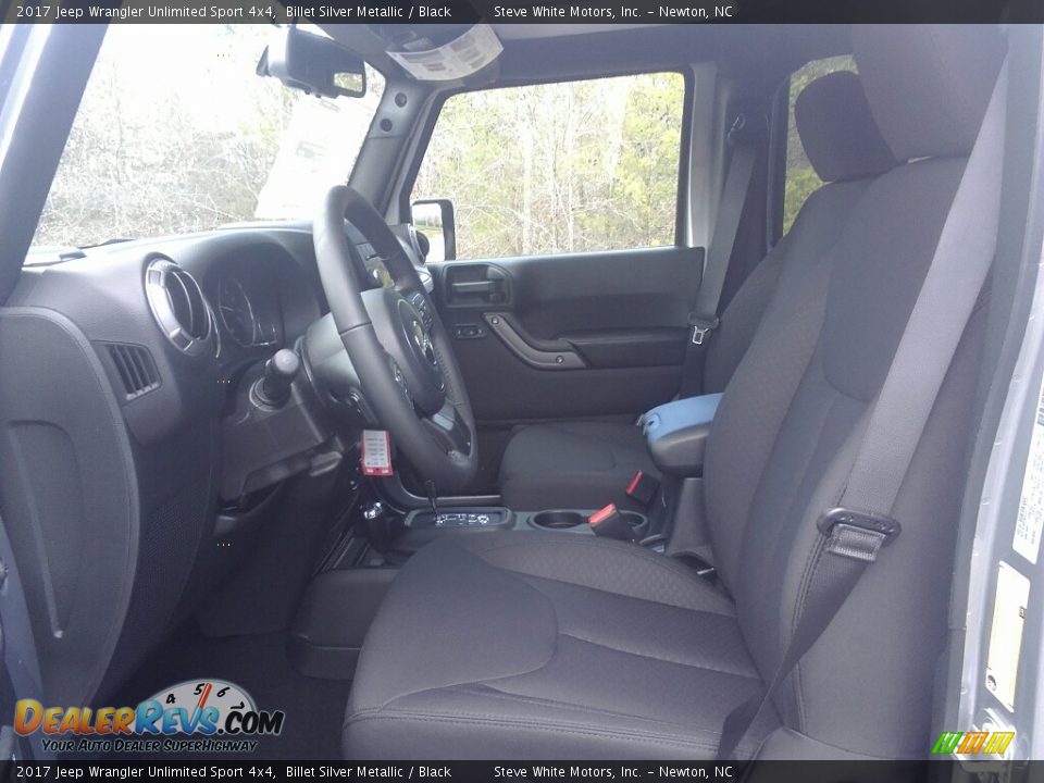 2017 Jeep Wrangler Unlimited Sport 4x4 Billet Silver Metallic / Black Photo #12