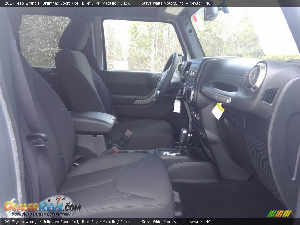 2017 Jeep Wrangler Unlimited Sport 4x4 Billet Silver Metallic / Black Photo #14