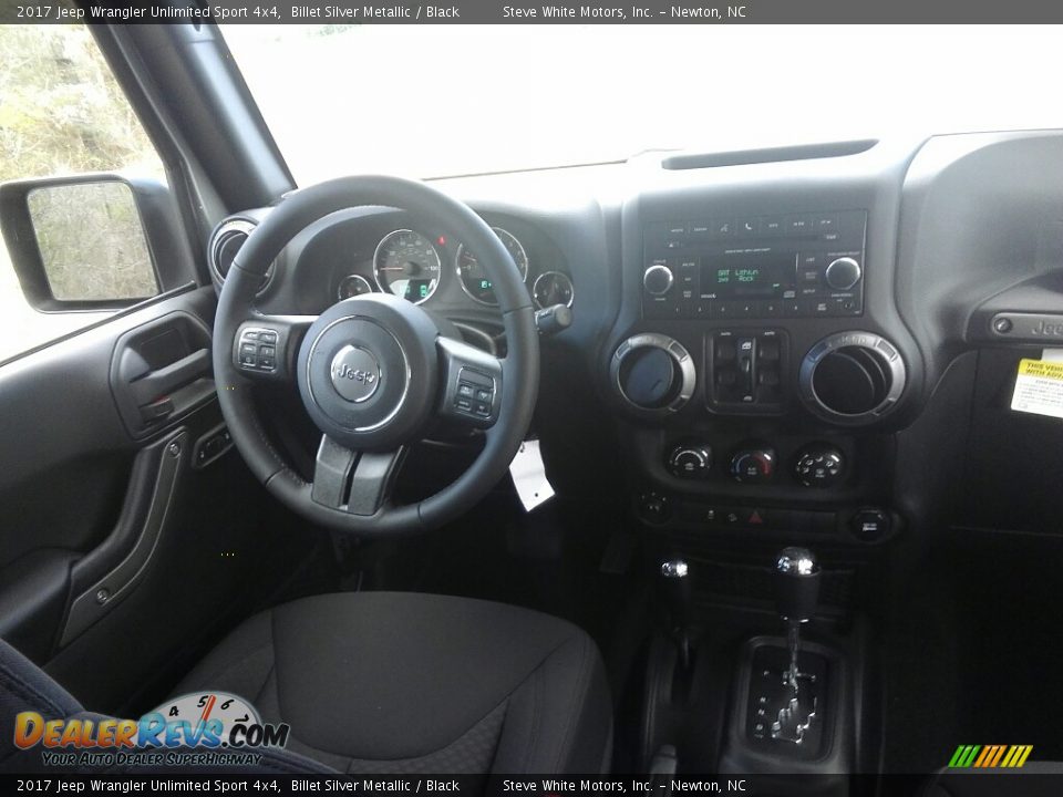 2017 Jeep Wrangler Unlimited Sport 4x4 Billet Silver Metallic / Black Photo #16