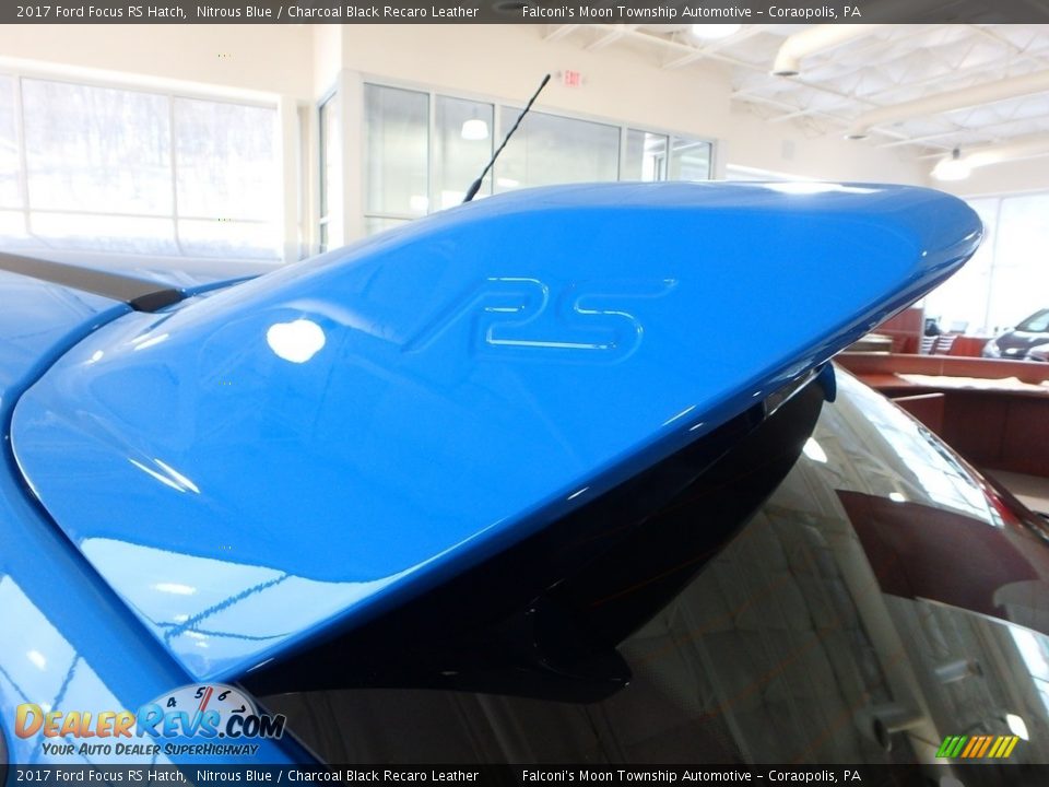 2017 Ford Focus RS Hatch Nitrous Blue / Charcoal Black Recaro Leather Photo #10