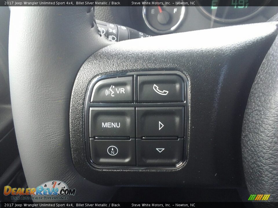 2017 Jeep Wrangler Unlimited Sport 4x4 Billet Silver Metallic / Black Photo #18