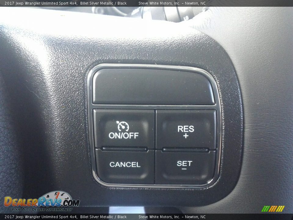 2017 Jeep Wrangler Unlimited Sport 4x4 Billet Silver Metallic / Black Photo #19