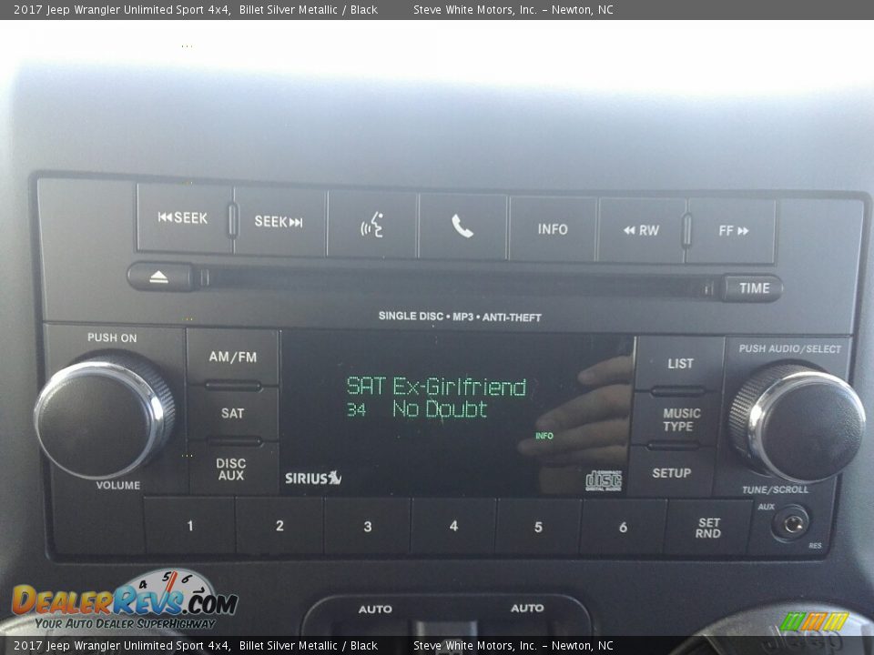 2017 Jeep Wrangler Unlimited Sport 4x4 Billet Silver Metallic / Black Photo #21