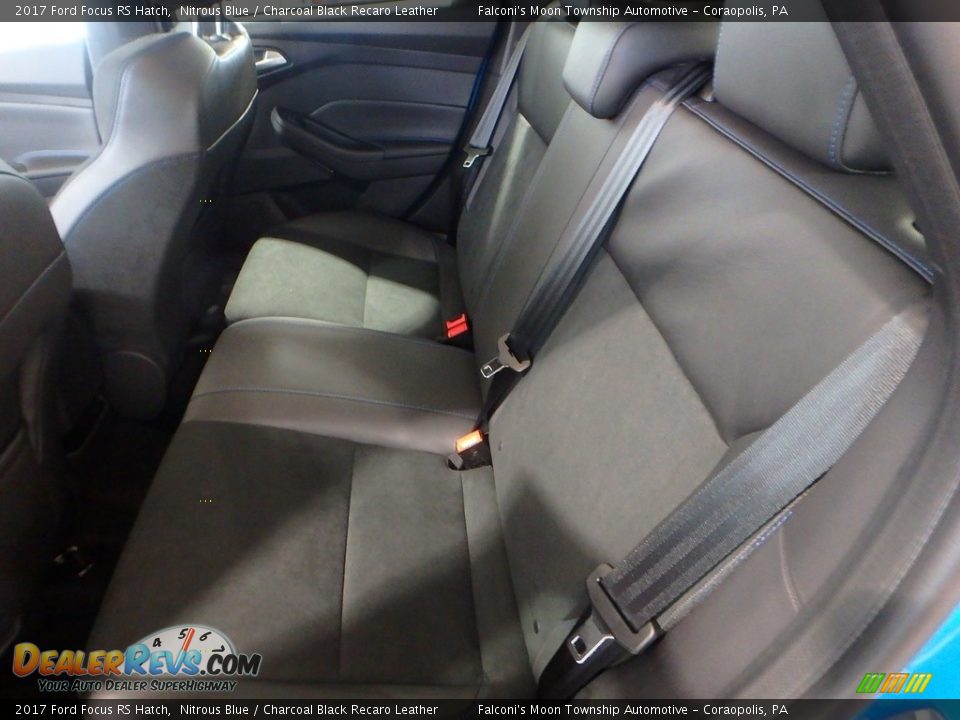 2017 Ford Focus RS Hatch Nitrous Blue / Charcoal Black Recaro Leather Photo #16