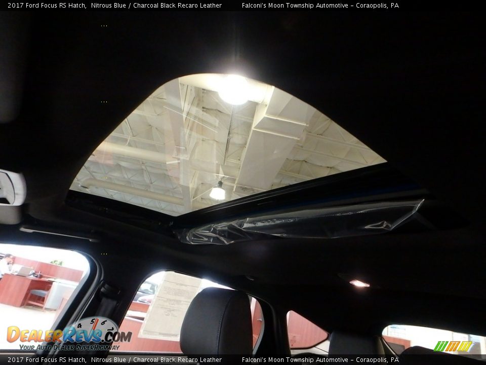 2017 Ford Focus RS Hatch Nitrous Blue / Charcoal Black Recaro Leather Photo #20