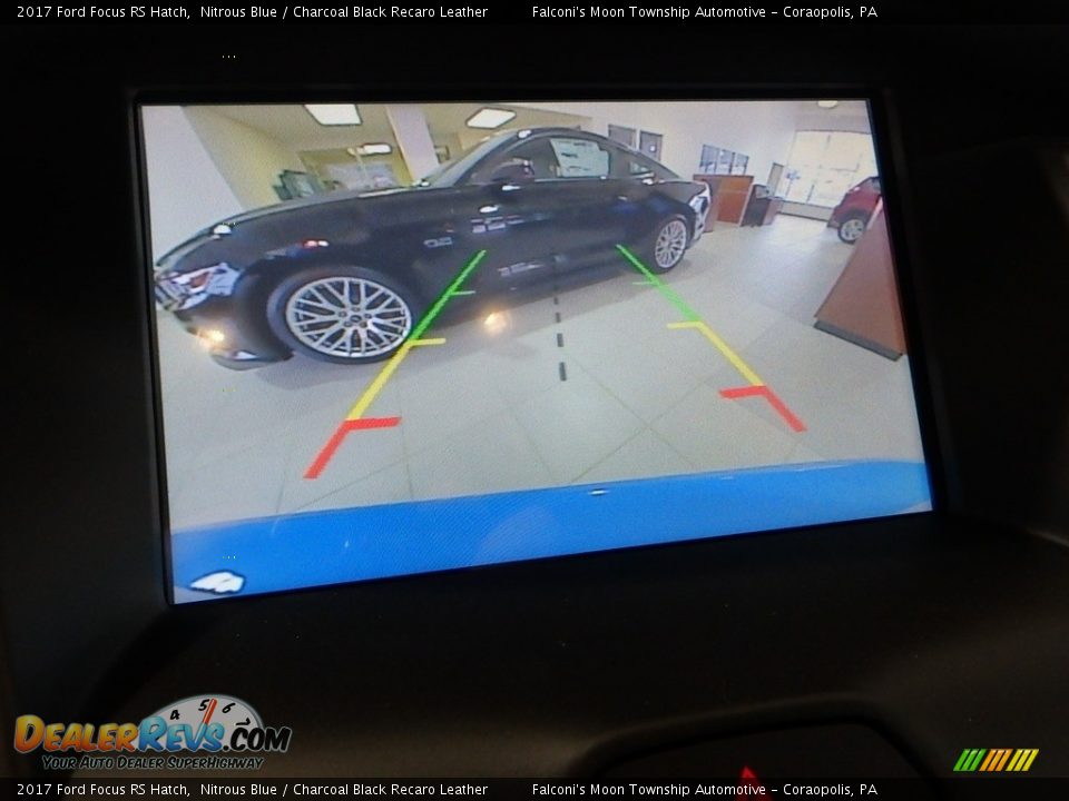 2017 Ford Focus RS Hatch Nitrous Blue / Charcoal Black Recaro Leather Photo #27