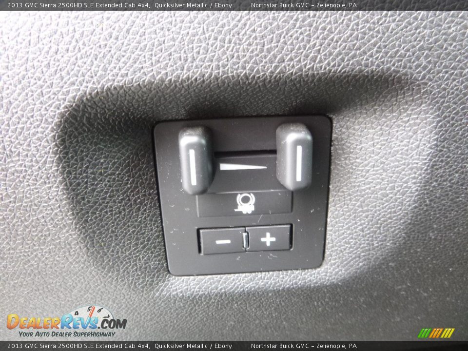 2013 GMC Sierra 2500HD SLE Extended Cab 4x4 Quicksilver Metallic / Ebony Photo #21