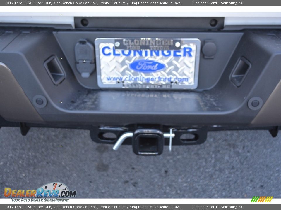 2017 Ford F250 Super Duty King Ranch Crew Cab 4x4 White Platinum / King Ranch Mesa Antique Java Photo #5