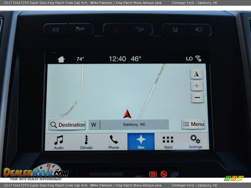2017 Ford F250 Super Duty King Ranch Crew Cab 4x4 White Platinum / King Ranch Mesa Antique Java Photo #17