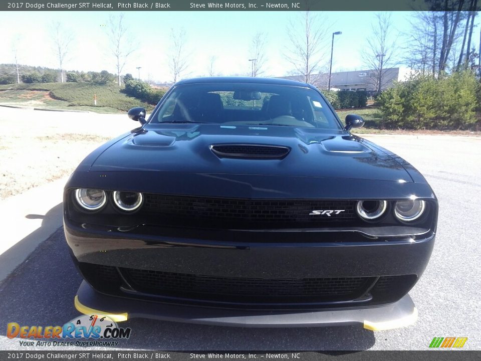 2017 Dodge Challenger SRT Hellcat Pitch Black / Black Photo #3