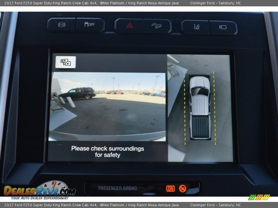 2017 Ford F250 Super Duty King Ranch Crew Cab 4x4 White Platinum / King Ranch Mesa Antique Java Photo #18