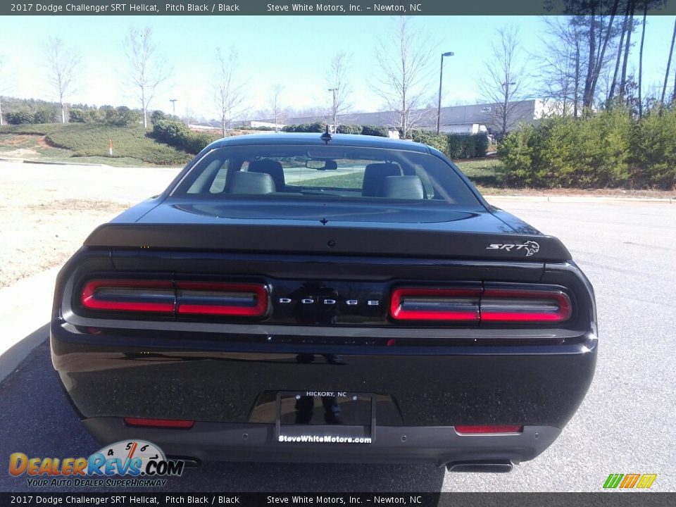 2017 Dodge Challenger SRT Hellcat Pitch Black / Black Photo #7