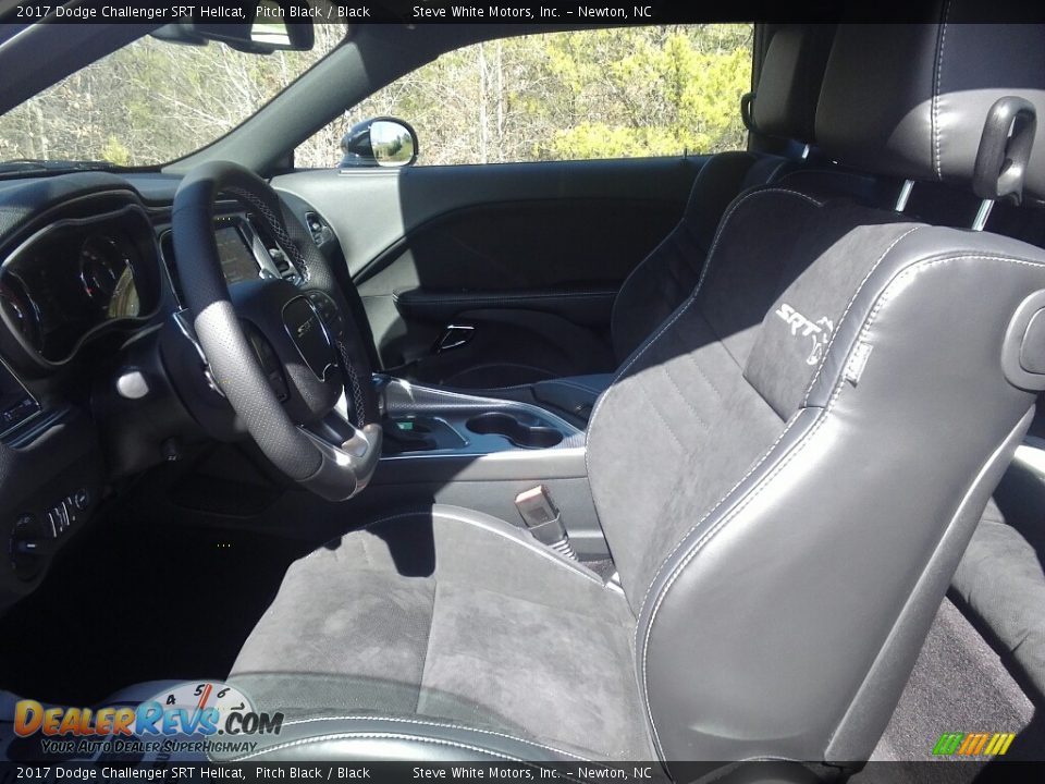 2017 Dodge Challenger SRT Hellcat Pitch Black / Black Photo #10