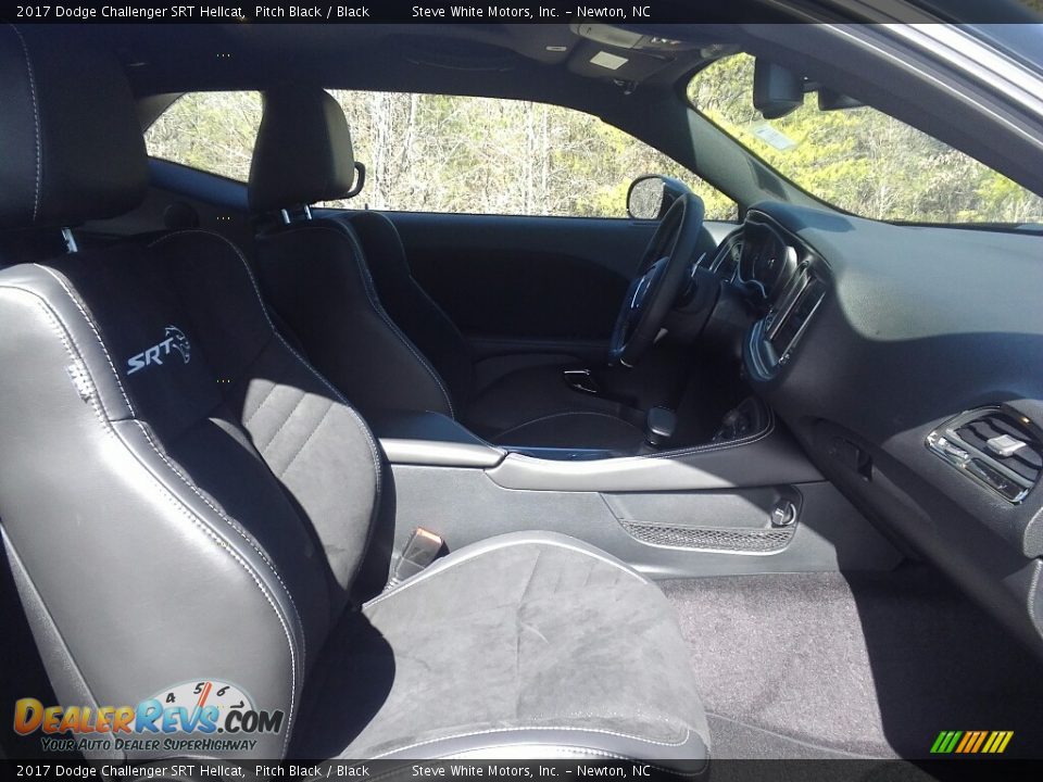 2017 Dodge Challenger SRT Hellcat Pitch Black / Black Photo #12