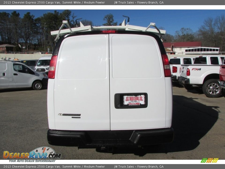 2013 Chevrolet Express 2500 Cargo Van Summit White / Medium Pewter Photo #8