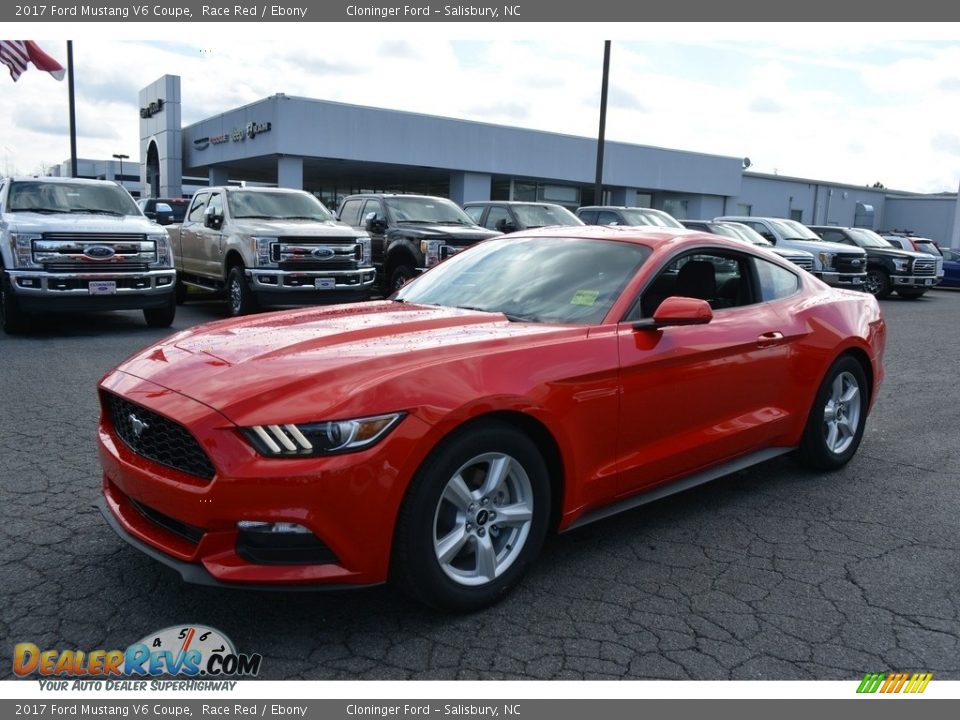 2017 Ford Mustang V6 Coupe Race Red / Ebony Photo #3