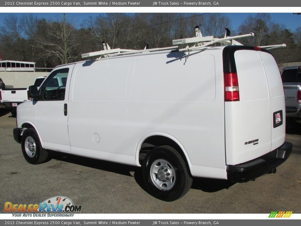 2013 Chevrolet Express 2500 Cargo Van Summit White / Medium Pewter Photo #10